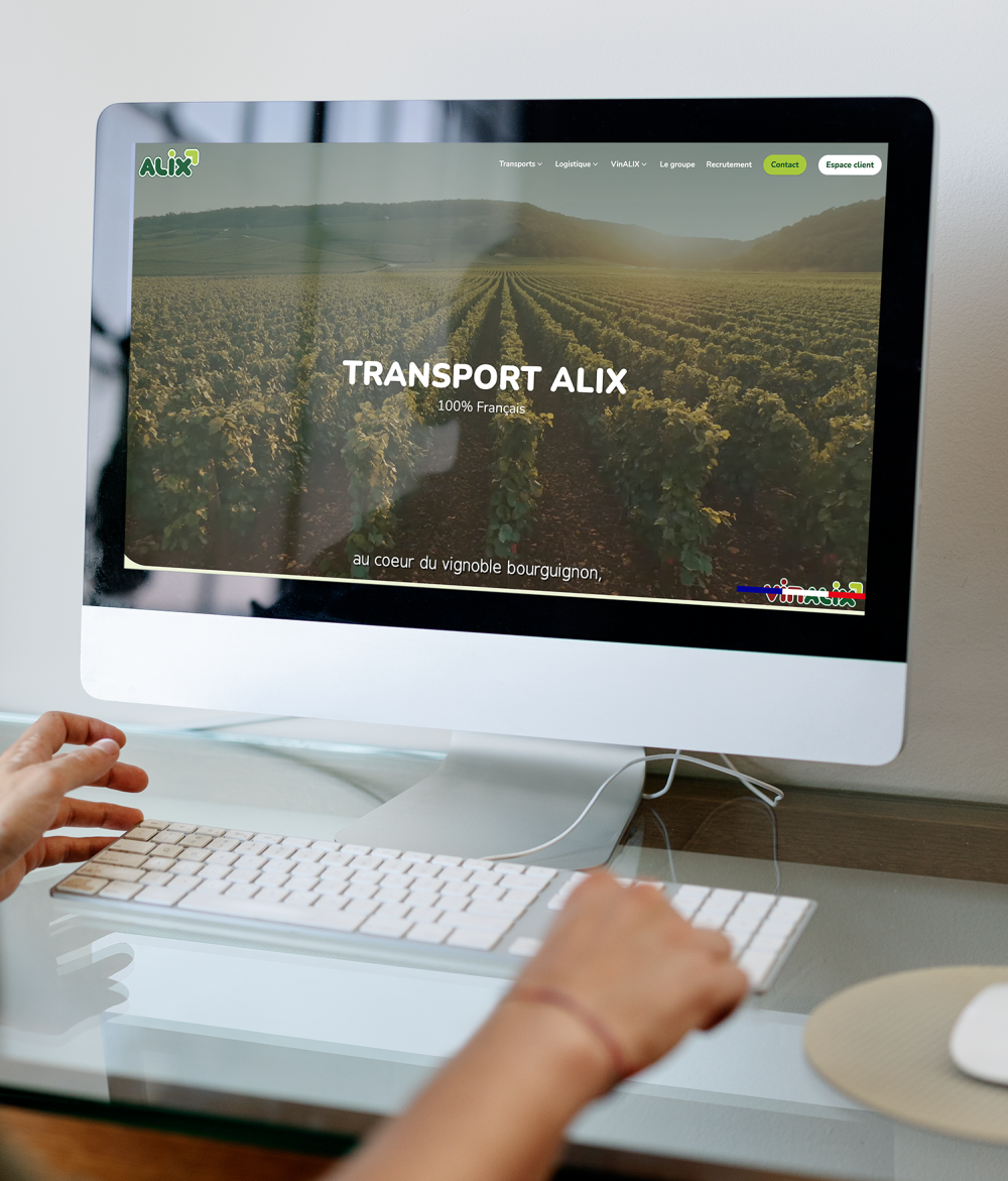 Site internet Transports Alix 